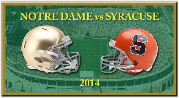 ND vs Syracuse  Gameday 2014