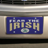 License Plates And Frames - Notre Dame