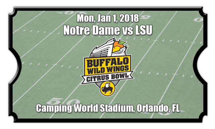 Citrus Bowl: LSU Tigers vs. Notre Dame Fighting Irish