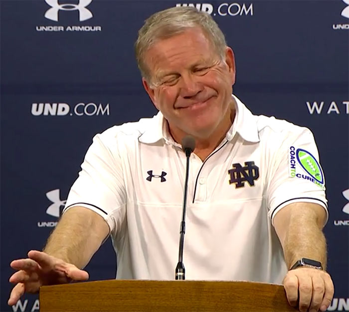 Brian Kelly Duke Press Conference