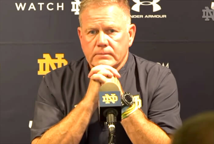 Brian Kelly post game BC press conference