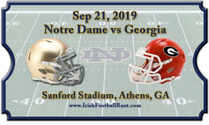 2019 Georgia Bulldogs vs. Notre Dame Fighting Irish Tickets