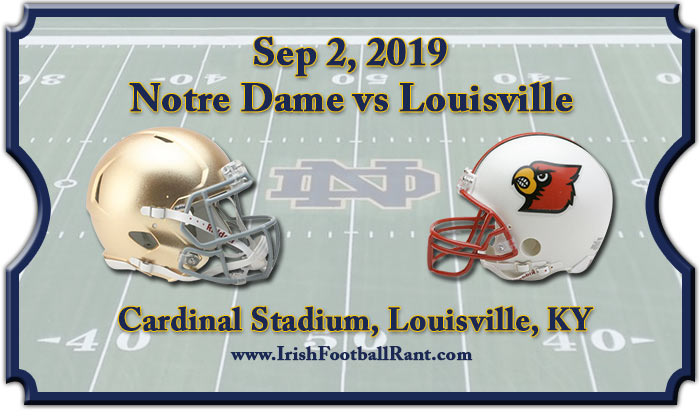 Notre Dame Fighting Irish vs Louisville Cardinals Football Tickets | 09/02/19