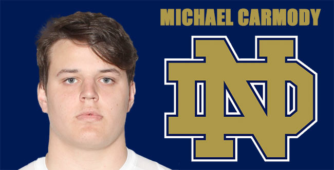 Michael Carmody ND Commit