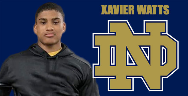 Xavier Watts ND Commit