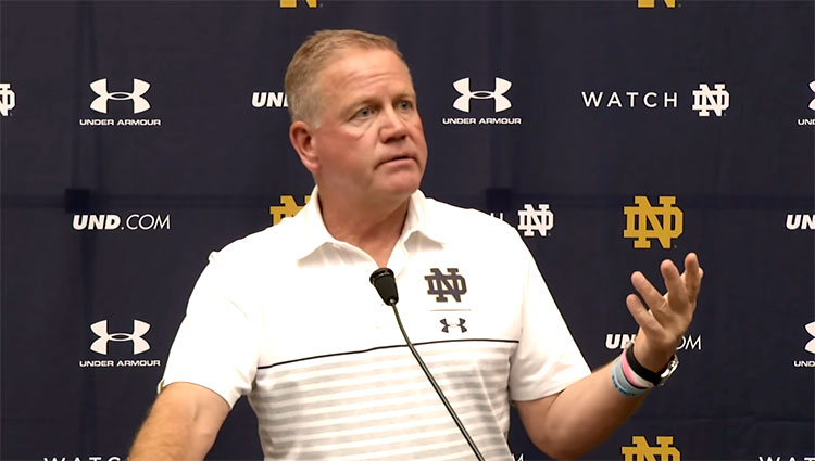 Brian Kelly Media Day