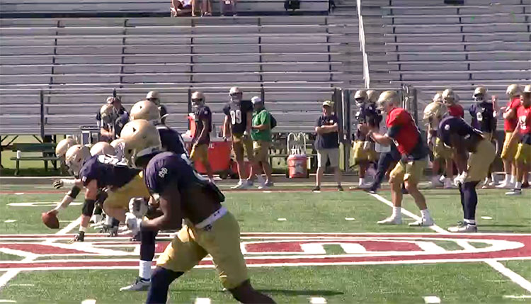 Notre Dame 08-08-19 Practice