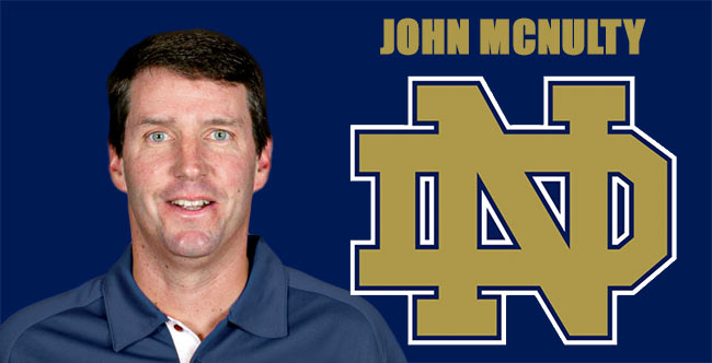 John Mcnulty New ND TE Coach