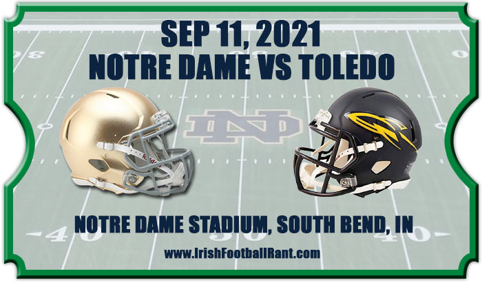 2021 Notre Dame Fighting Irish vs. Toledo Rockets