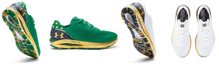 Under Armour Notre Dame HOVR Sonic 4 Running Shoes