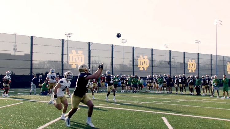 ND Spring Practice 03-17-22