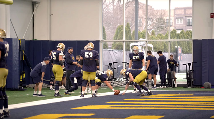 ND Spring Practice 03-26-22