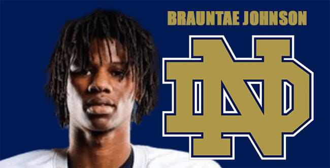 Brauntae Johnson ND Commit