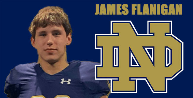 James Flanigan ND Commit