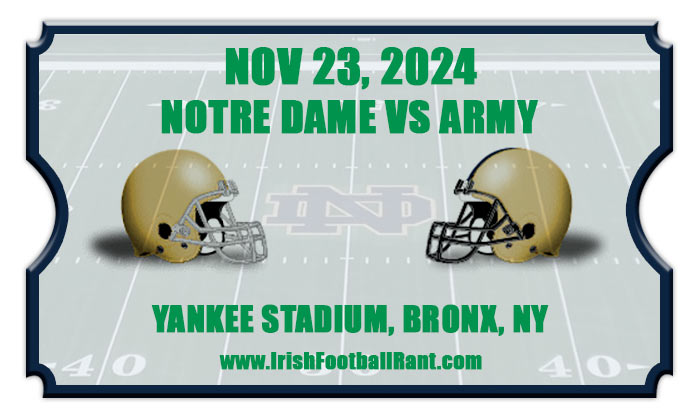 2024 Notre Dame Fighting Irish vs Army Black Knights Football Tickets