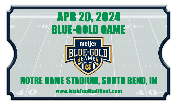 2024 Notre Dame Fighting Irish Blue-Gold Game