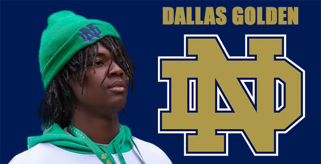 Dallas Golden 2025 ND Commit