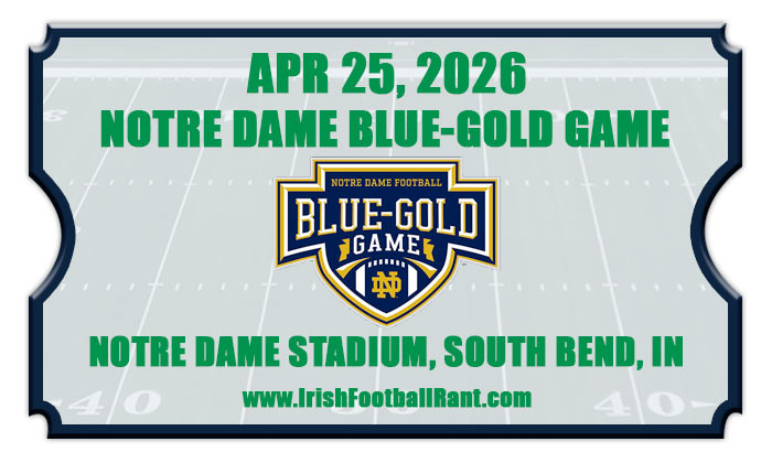 2026 Notre Dame Fighting Irish Blue-Gold Game