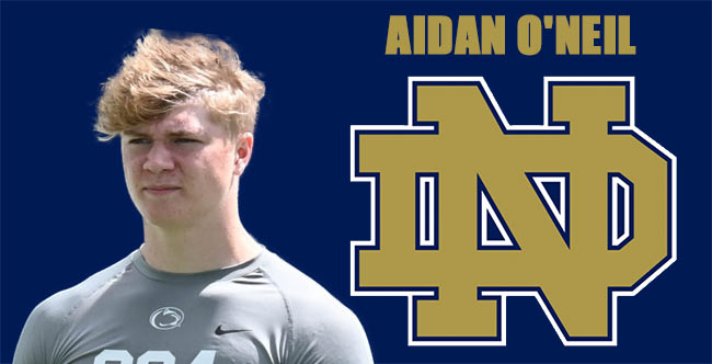 Aidan O'Neil 2027 ND Commit