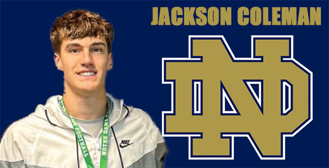 Jackson Coleman 2027 ND Commit