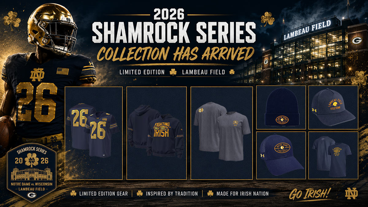 2026 Notre Dame Shamrock Series Merchandise