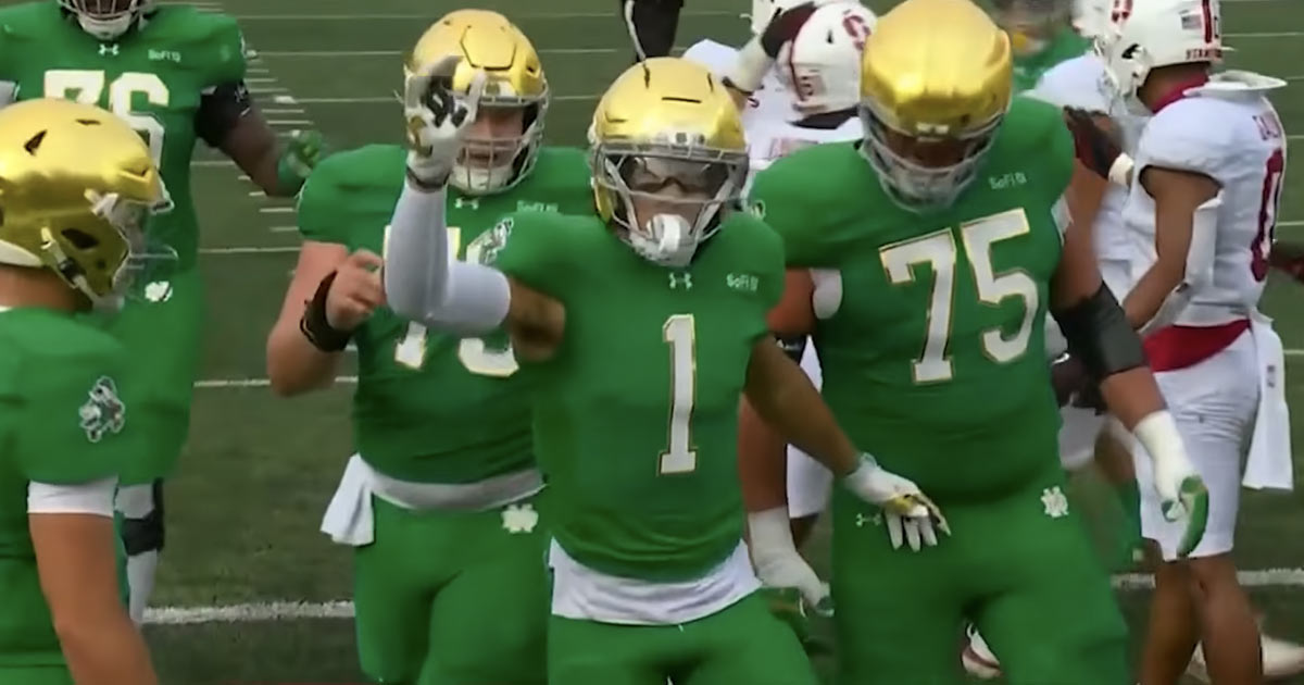 Notre Dame Beats Stanford 58-7 2026